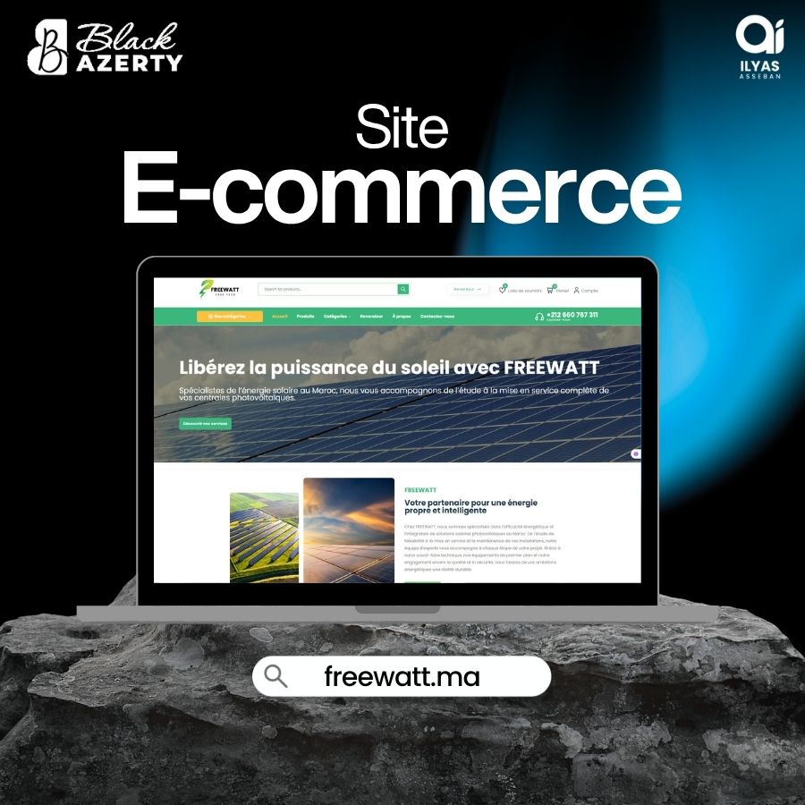 Frewatt.ma – Site e-commerce